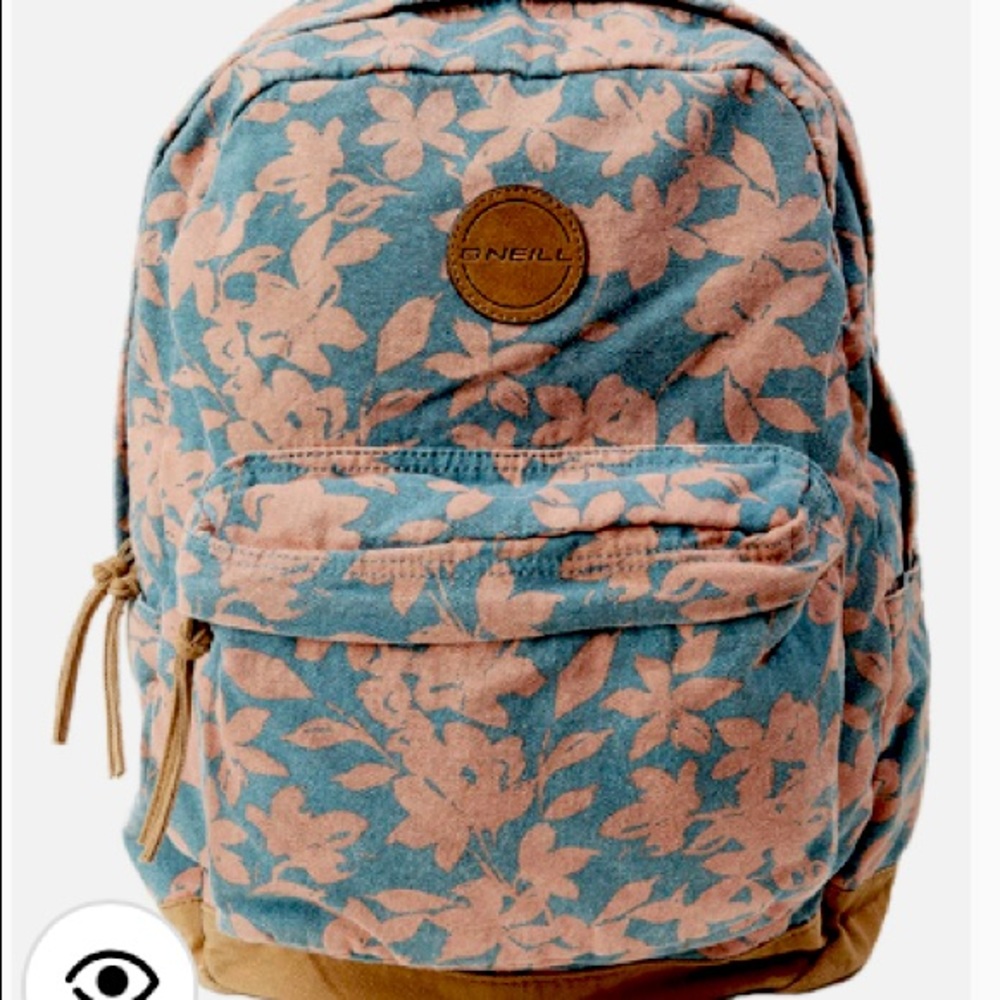 O’Neill Shoreline Canvas Basic Backpack Tropical Leaf print